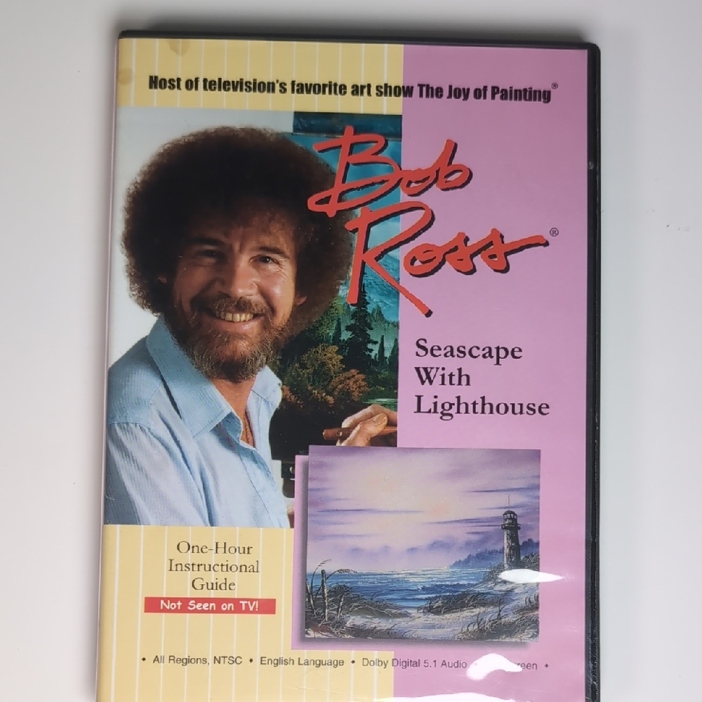 Bob Ross Seascape with Lighthouse DVD